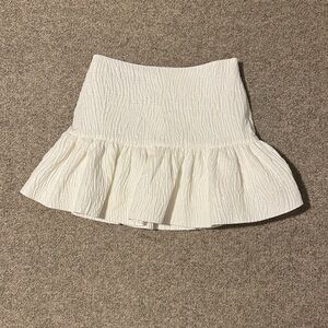 Elegant White Women's Skirt